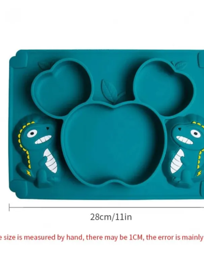 1-PCS-Childrens-Cartoon-Dinosaur-Silicone-Dinner-Plate-Treinamento-Infantil-Food-Bowl-Integrado-Suc-o-Tigela-1