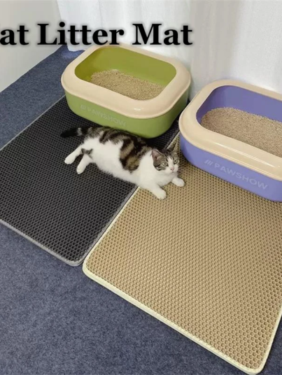 Imperme-vel-Cat-Litter-Mat-Double-Layer-Pet-Litter-Box-almofada-de-areia-antiderrapante-cama-lav