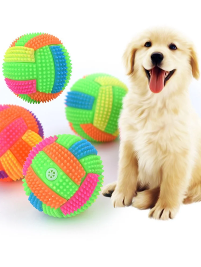 Light-Up-Dog-Squeaky-Toy-Bounce-Ativado-Pet-Ball-para-C-es-Cachorro-de-Gato-F-1