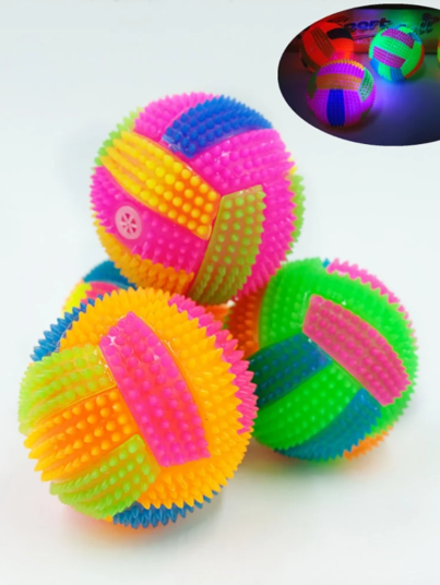 Light-Up-Dog-Squeaky-Toy-Bounce-Ativado-Pet-Ball-para-C-es-Cachorro-de-Gato-F