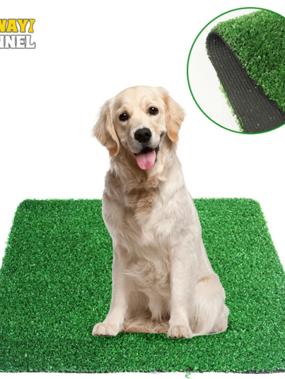 Port-til-Dur-vel-Pet-WC-Treinamento-Pee-Pad-Gramado-Simula-o-Artificial-Dog-Trainer-Mat